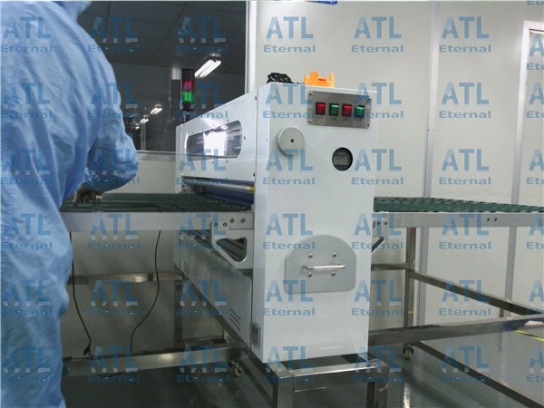 印刷型导光板撕膜前清洁